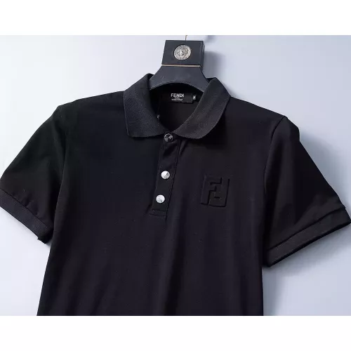 Cheap Fendi T-Shirts Short Sleeved For Men #1294374 Replica Wholesale [$27.00 USD] [ITEM#1294374] on Replica Fendi T-Shirts