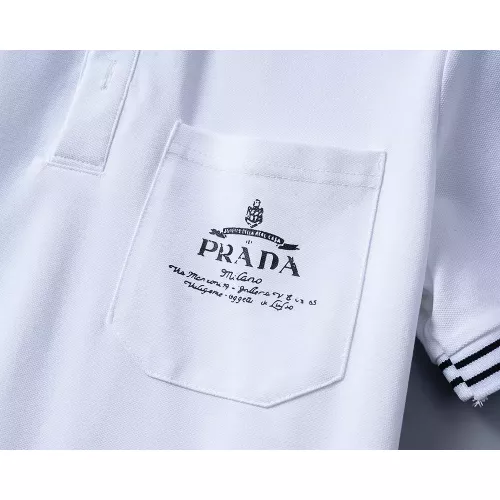 Cheap Prada T-Shirts Short Sleeved For Men #1294375 Replica Wholesale [$27.00 USD] [ITEM#1294375] on Replica Prada T-Shirts