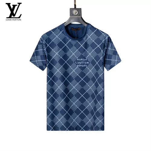 Cheap Louis Vuitton LV Tracksuits Short Sleeved For Men #1294518 Replica Wholesale [$48.00 USD] [ITEM#1294518] on Replica Louis Vuitton LV Tracksuits