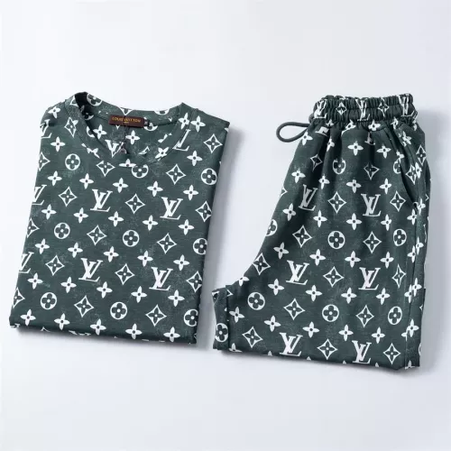 Cheap Louis Vuitton LV Tracksuits Short Sleeved For Men #1294530 Replica Wholesale [$48.00 USD] [ITEM#1294530] on Replica Louis Vuitton LV Tracksuits