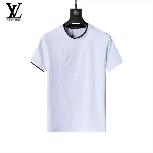 Cheap Louis Vuitton LV Tracksuits Short Sleeved For Men #1294538 Replica Wholesale [$48.00 USD] [ITEM#1294538] on Replica Louis Vuitton LV Tracksuits