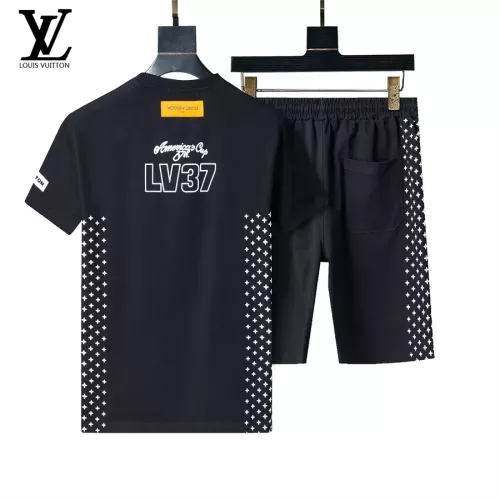 Cheap Louis Vuitton LV Tracksuits Short Sleeved For Men #1294541 Replica Wholesale [$48.00 USD] [ITEM#1294541] on Replica Louis Vuitton LV Tracksuits