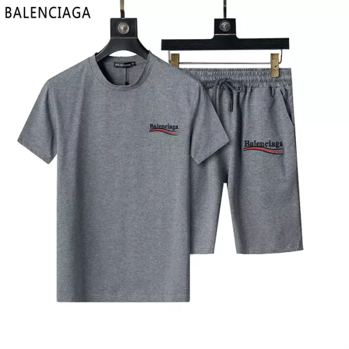 Balenciaga Fashion Tracksuits Short Sleeved For Men #1294586