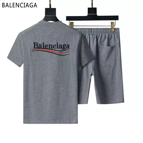 Cheap Balenciaga Fashion Tracksuits Short Sleeved For Men #1294586 Replica Wholesale [$48.00 USD] [ITEM#1294586] on Replica Balenciaga Fashion Tracksuits