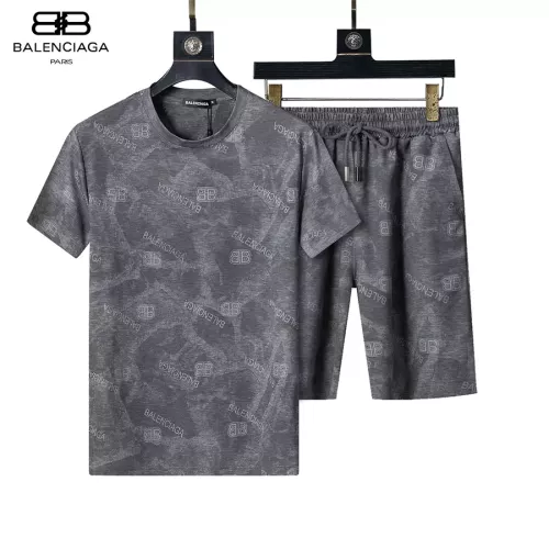 Balenciaga Fashion Tracksuits Short Sleeved For Men #1294588