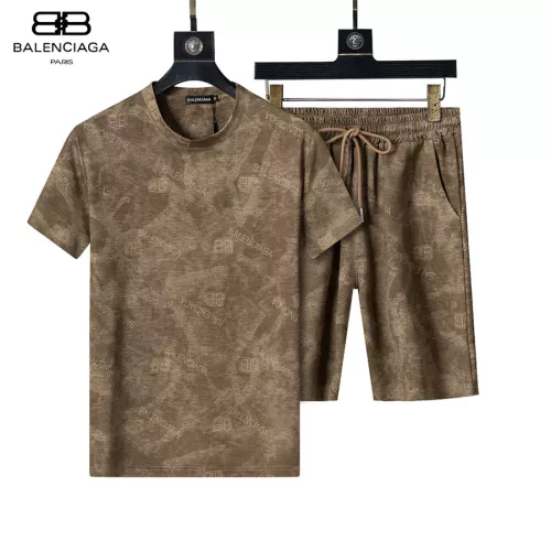 Balenciaga Fashion Tracksuits Short Sleeved For Men #1294589