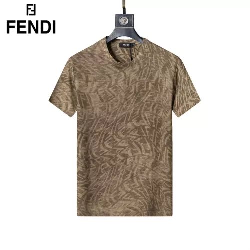 Cheap Fendi Tracksuits Short Sleeved For Men #1294616 Replica Wholesale [$48.00 USD] [ITEM#1294616] on Replica Fendi Tracksuits