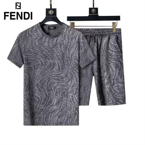 Fendi Tracksuits Short Sleeved For Men #1294617