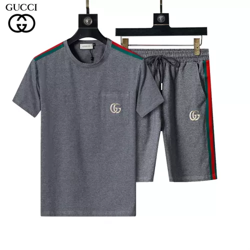 Gucci Tracksuits Short Sleeved For Men #1294625