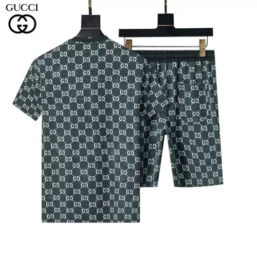 Cheap Gucci Tracksuits Short Sleeved For Men #1294629 Replica Wholesale [$48.00 USD] [ITEM#1294629] on Replica Gucci Tracksuits