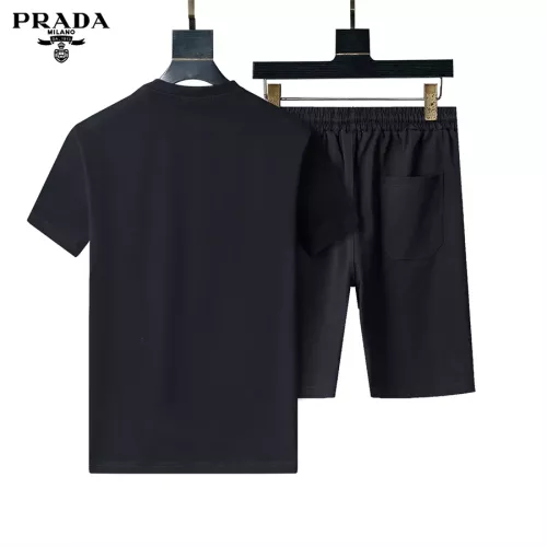 Cheap Prada Tracksuits Short Sleeved For Men #1294636 Replica Wholesale [$48.00 USD] [ITEM#1294636] on Replica Prada Tracksuits