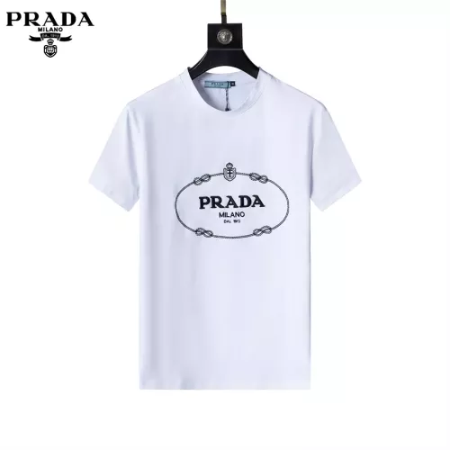 Cheap Prada Tracksuits Short Sleeved For Men #1294637 Replica Wholesale [$48.00 USD] [ITEM#1294637] on Replica Prada Tracksuits