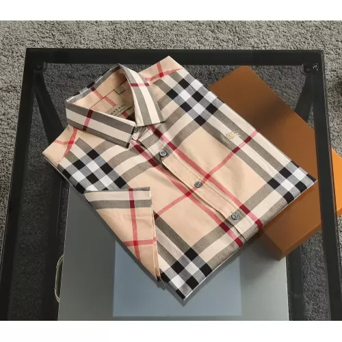 Cheap Burberry Shirts Short Sleeved For Men #1294704 Replica Wholesale [$38.00 USD] [ITEM#1294704] on Replica Burberry Shirts