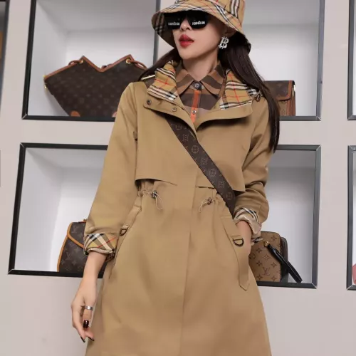 Burberry Trench Coat Long Sleeved For Women #1295269