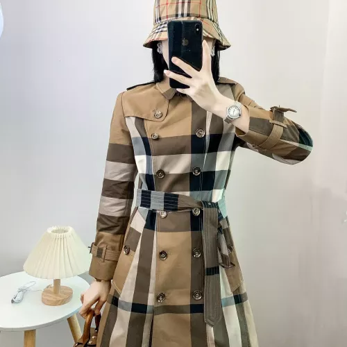 Burberry Trench Coat Long Sleeved For Women #1295274