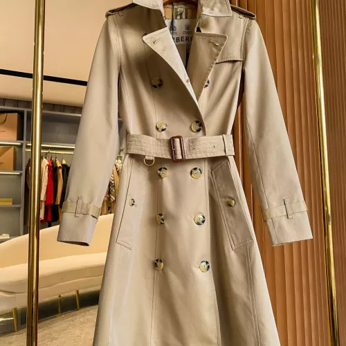 Cheap Burberry Trench Coat Long Sleeved For Women #1295286 Replica Wholesale [$170.00 USD] [ITEM#1295286] on Replica Burberry Trench Coat