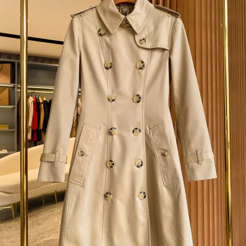 Cheap Burberry Trench Coat Long Sleeved For Women #1295286 Replica Wholesale [$170.00 USD] [ITEM#1295286] on Replica Burberry Trench Coat