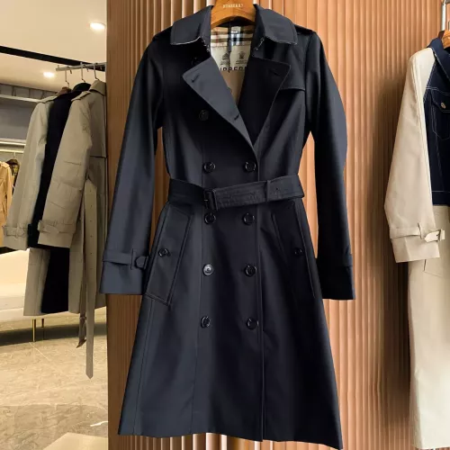 Cheap Burberry Trench Coat Long Sleeved For Women #1295287 Replica Wholesale [$170.00 USD] [ITEM#1295287] on Replica Burberry Trench Coat