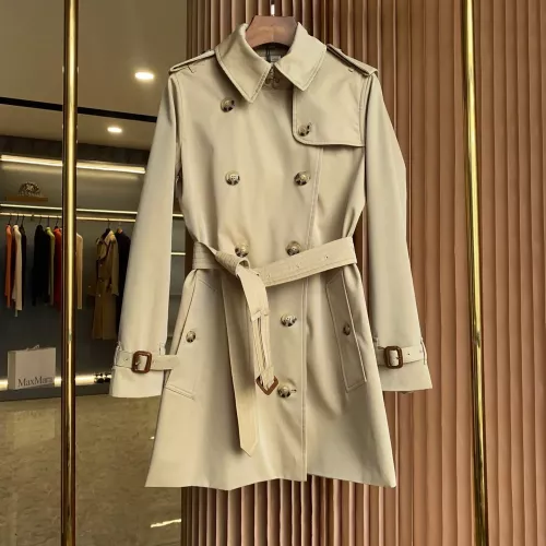 Burberry Trench Coat Long Sleeved For Women #1295296