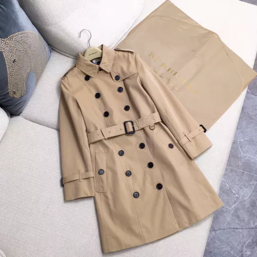 Burberry Trench Coat Long Sleeved For Women #1295307