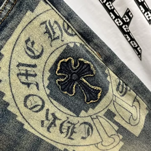 Cheap Chrome Hearts Jeans For Men #1295391 Replica Wholesale [$76.00 USD] [ITEM#1295391] on Replica Chrome Hearts Jeans