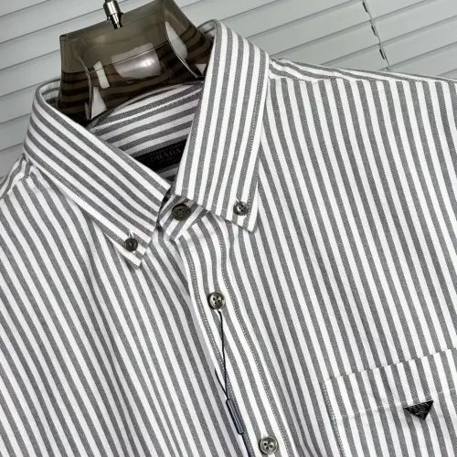 Cheap Prada Shirts Long Sleeved For Men #1295478 Replica Wholesale [$88.00 USD] [ITEM#1295478] on Replica Prada Shirts