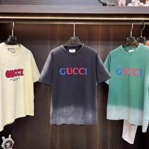 Cheap Gucci T-Shirts Short Sleeved For Unisex #1295579 Replica Wholesale [$76.00 USD] [ITEM#1295579] on Replica Gucci T-Shirts