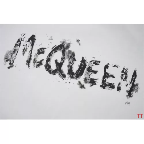 Cheap Alexander McQueen T-shirts Short Sleeved For Unisex #1295801 Replica Wholesale [$32.00 USD] [ITEM#1295801] on Replica Alexander McQueen T-shirts