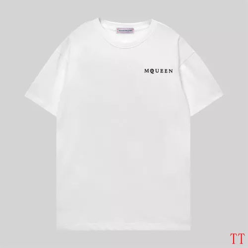 Cheap Alexander McQueen T-shirts Short Sleeved For Unisex #1295812 Replica Wholesale [$32.00 USD] [ITEM#1295812] on Replica Alexander McQueen T-shirts