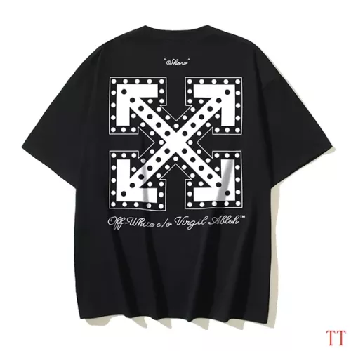 Cheap Off-White T-Shirts Short Sleeved For Unisex #1295821 Replica Wholesale [$32.00 USD] [ITEM#1295821] on Replica Off-White T-Shirts