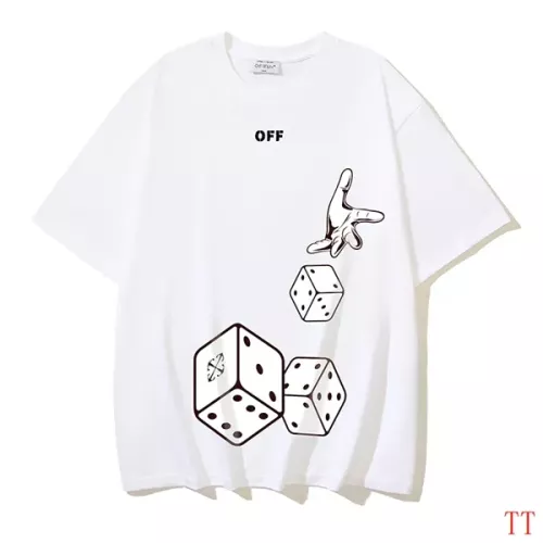 Off-White T-Shirts Short Sleeved For Unisex #1295846