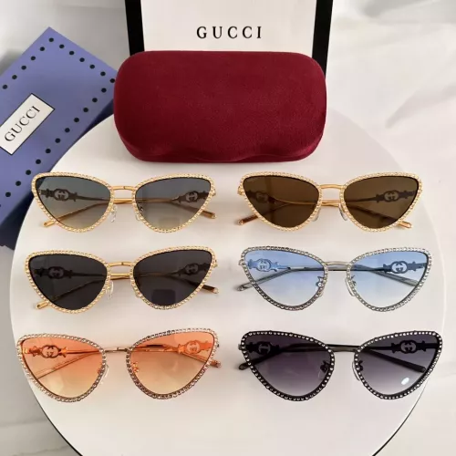 Cheap Gucci AAA Quality Sunglasses #1295848 Replica Wholesale [$64.00 USD] [ITEM#1295848] on Replica Gucci AAA Quality Sunglasses