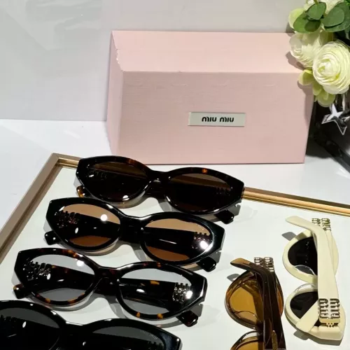 Cheap MIU MIU AAA Quality Sunglasses #1296145 Replica Wholesale [$60.00 USD] [ITEM#1296145] on Replica MIU MIU AAA Sunglasses