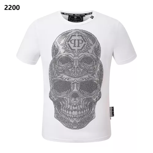 Cheap Philipp Plein PP T-Shirts Short Sleeved For Men #1296190 Replica Wholesale [$27.00 USD] [ITEM#1296190] on Replica Philipp Plein PP T-Shirts