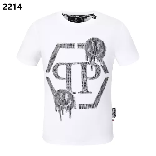 Cheap Philipp Plein PP T-Shirts Short Sleeved For Men #1296196 Replica Wholesale [$27.00 USD] [ITEM#1296196] on Replica Philipp Plein PP T-Shirts