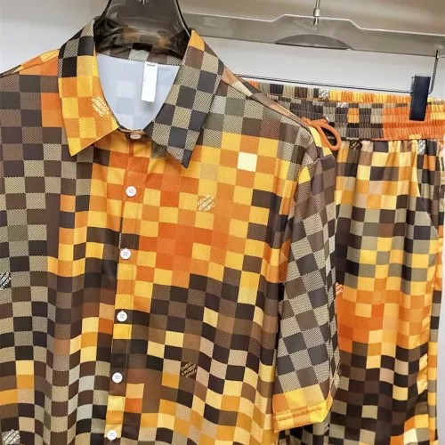 Cheap Louis Vuitton LV Tracksuits Short Sleeved For Men #1296528 Replica Wholesale [$76.00 USD] [ITEM#1296528] on Replica Louis Vuitton LV Tracksuits