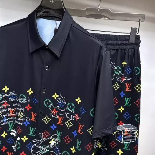 Cheap Louis Vuitton LV Tracksuits Short Sleeved For Men #1296546 Replica Wholesale [$76.00 USD] [ITEM#1296546] on Replica Louis Vuitton LV Tracksuits