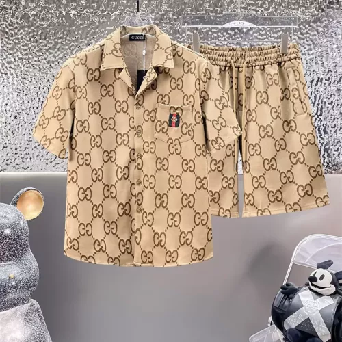 Gucci Tracksuits Short Sleeved For Men #1296563