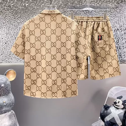 Cheap Gucci Tracksuits Short Sleeved For Men #1296563 Replica Wholesale [$82.00 USD] [ITEM#1296563] on Replica Gucci Tracksuits