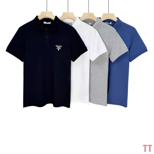 Cheap Prada T-Shirts Short Sleeved For Men #1296587 Replica Wholesale [$39.00 USD] [ITEM#1296587] on Replica Prada T-Shirts