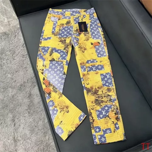 Cheap Louis Vuitton LV Jeans For Men #1296921 Replica Wholesale [$52.00 USD] [ITEM#1296921] on Replica Louis Vuitton LV Jeans