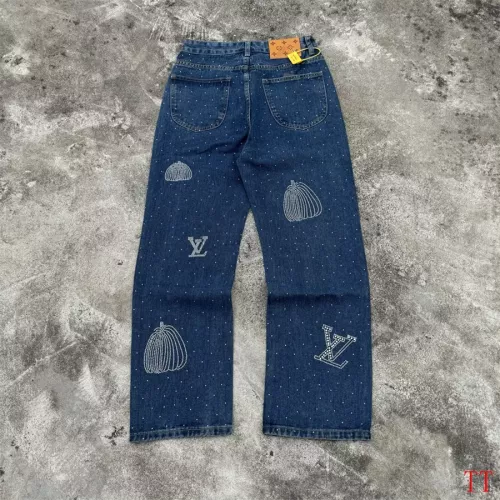 Cheap Louis Vuitton LV Jeans For Unisex #1296923 Replica Wholesale [$76.00 USD] [ITEM#1296923] on Replica Louis Vuitton LV Jeans