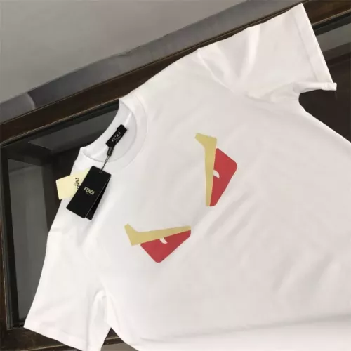 Cheap Fendi T-Shirts Short Sleeved For Unisex #1296944 Replica Wholesale [$32.00 USD] [ITEM#1296944] on Replica Fendi T-Shirts