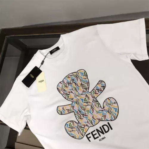 Cheap Fendi T-Shirts Short Sleeved For Unisex #1296948 Replica Wholesale [$32.00 USD] [ITEM#1296948] on Replica Fendi T-Shirts