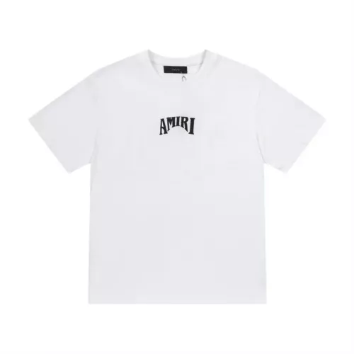 Cheap Amiri T-Shirts Short Sleeved For Unisex #1296996 Replica Wholesale [$36.00 USD] [ITEM#1296996] on Replica Amiri T-Shirts