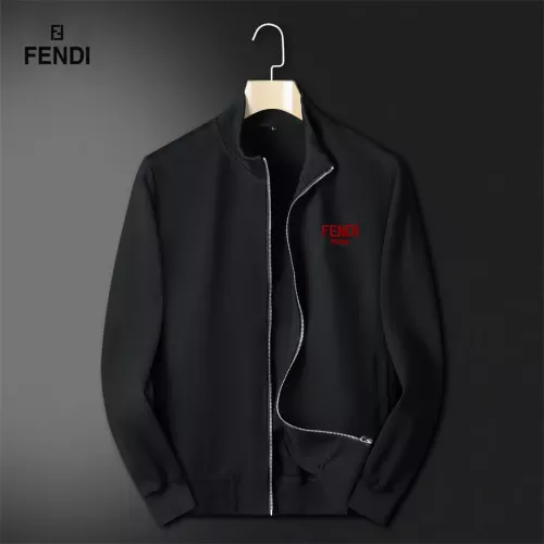 Cheap Fendi Tracksuits Long Sleeved For Men #1297180 Replica Wholesale [$80.00 USD] [ITEM#1297180] on Replica Fendi Tracksuits