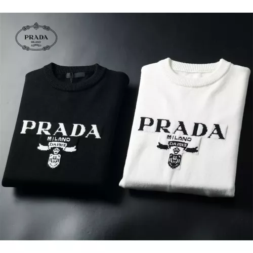 Cheap Prada Sweater Long Sleeved For Men #1297231 Replica Wholesale [$52.00 USD] [ITEM#1297231] on Replica Prada Sweater