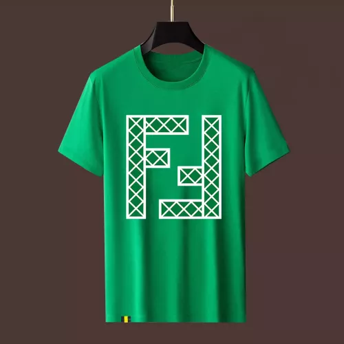 Cheap Fendi T-Shirts Short Sleeved For Men #1297545 Replica Wholesale [$40.00 USD] [ITEM#1297545] on Replica Fendi T-Shirts