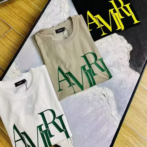 Cheap Amiri T-Shirts Short Sleeved For Men #1297749 Replica Wholesale [$32.00 USD] [ITEM#1297749] on Replica Amiri T-Shirts