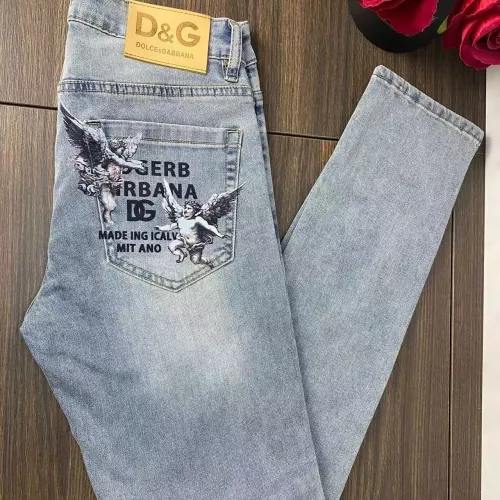 Cheap Dolce &amp; Gabbana D&amp;G Jeans For Men #1297772 Replica Wholesale [$48.00 USD] [ITEM#1297772] on Replica Dolce &amp; Gabbana D&amp;G Jeans